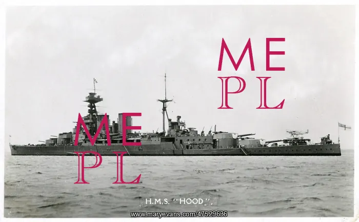  : HMS Hood, battlecruiser