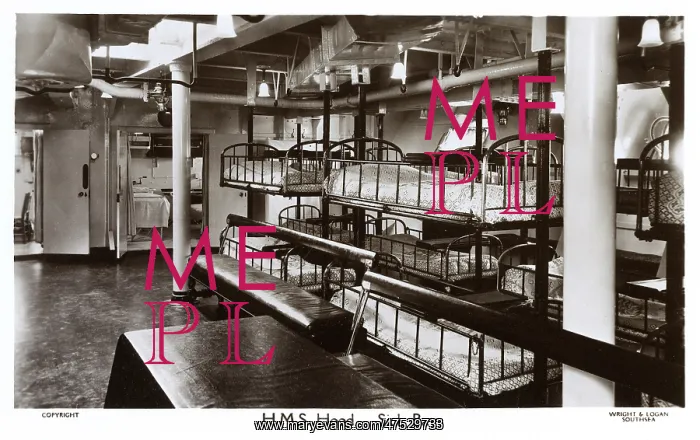  : HMS Hood. Sick Bay on HMS Hood, battlecruiser