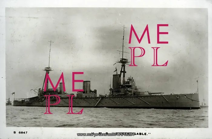  : HMS Indefatigable, British battle cruiser