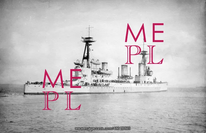 : HMS Indefatigable, British battlecruiser, WW1 : HMS Indefatigable, British battlecruiser, WW1