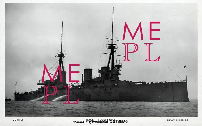  : HMS Indomitable, British battle cruiser