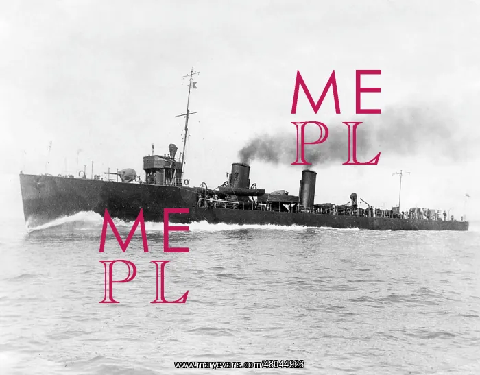 : HMS Laurel, British destroyer, WW1 : HMS Laurel, British destroyer, WW1