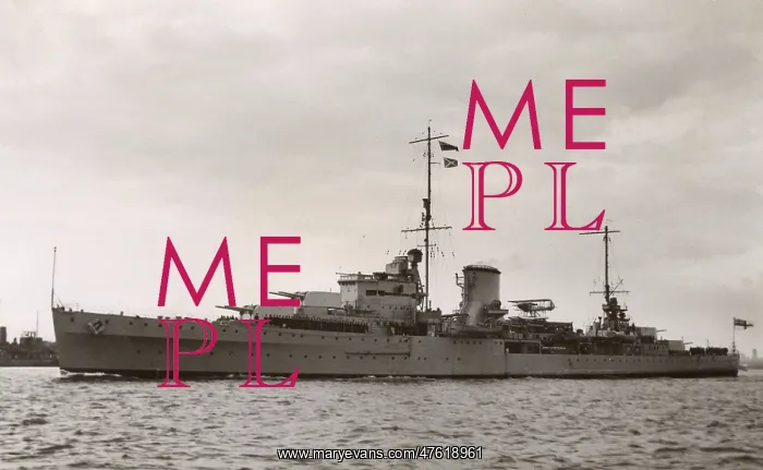  : HMS Leander, British light cruiser