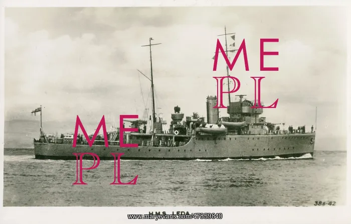 : HMS Leda - Royal Navy Halycon-class Destroyer : HMS Leda - Royal Navy Halycon-class Destroyer