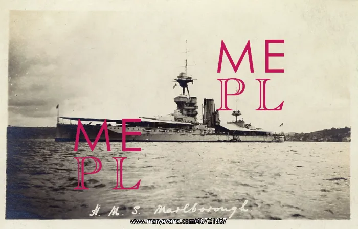 : HMS Marlborough - Side view : HMS Marlborough - Side view