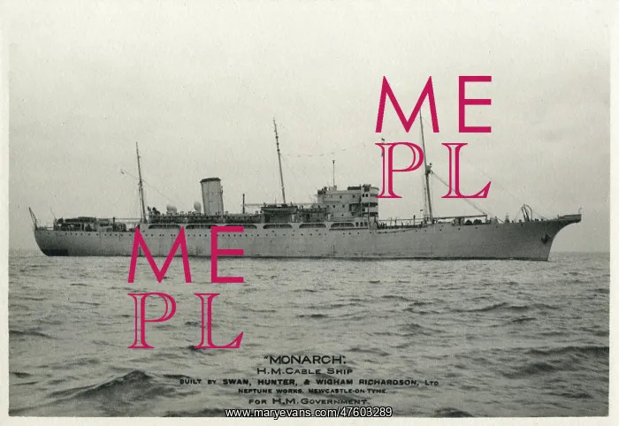 : HMS Monarch, British cable ship : HMS Monarch, British cable ship