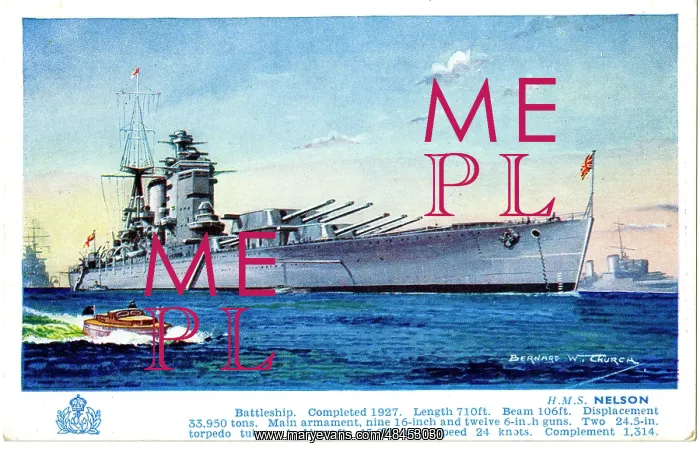  : HMS Nelson, battleship, Nelson class