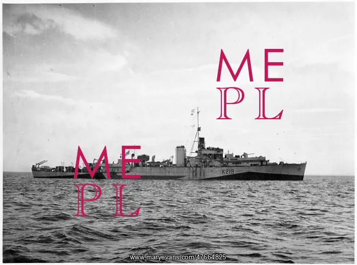  : HMS Ness, British river class frigate, WW2
