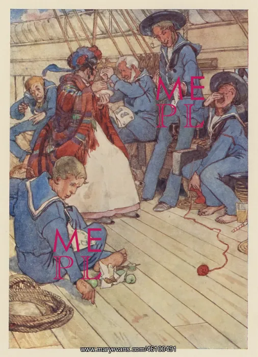 : HMS Pinafore, crew and Little Buttercup : HMS Pinafore, crew and Little Buttercup