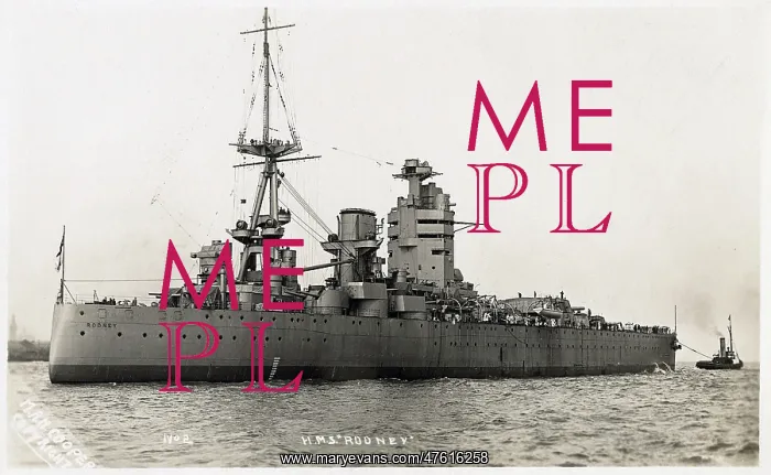  : HMS Rodney, British battleship