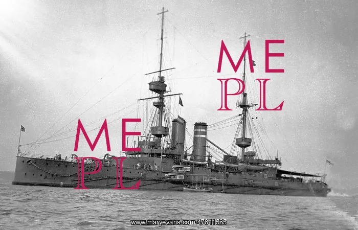 : HMS Russel, Duncan-class pre-dreadnought battleship : HMS Russel, Duncan-class pre-dreadnought battleship