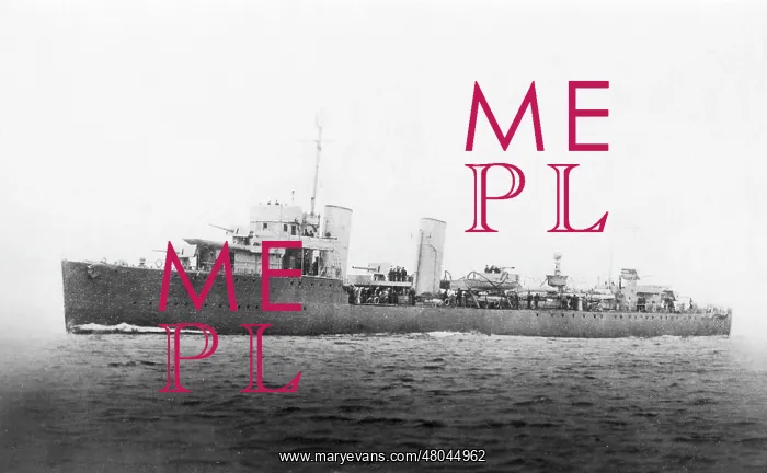 : HMS Shakespeare, British destroyer at sea, WW1 : HMS Shakespeare, British destroyer at sea, WW1
