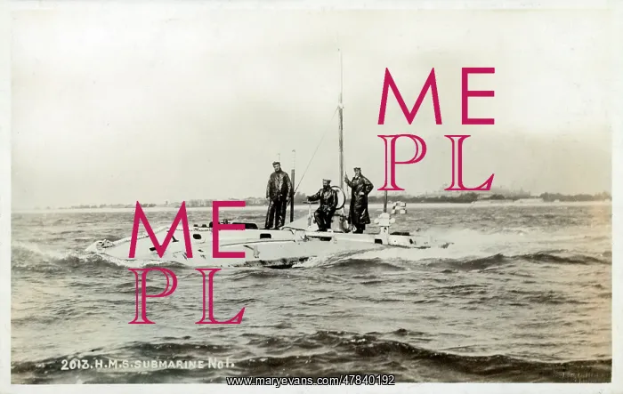 : HMS Submarine - No.1 - First Royal Navy Sub : HMS Submarine - No.1 - First Royal Navy Sub