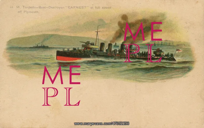 : HMS torpedo boat destroyer, Earnest : HMS torpedo boat destroyer, Earnest