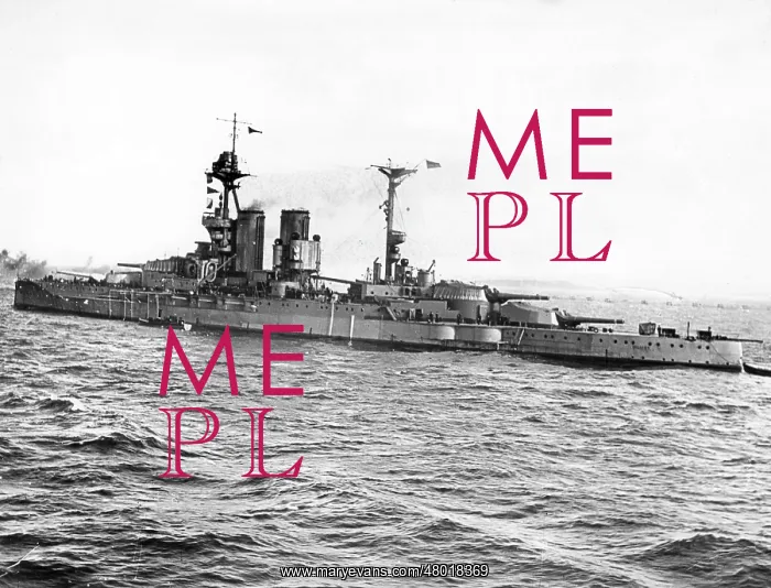 : HMS Valiant, British battleship, WW1 : HMS Valiant, British battleship, WW1