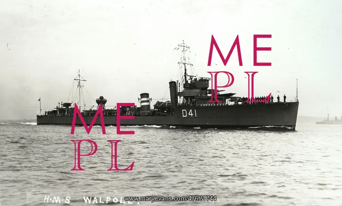  : HMS Walpole, British destroyer