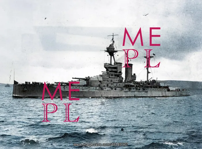 : HMS Warspite, British battleship, WW1 : HMS Warspite, British battleship, WW1