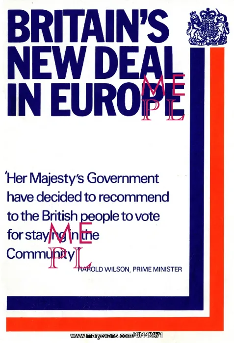 : HMSO pamphlet, Referendum on European Community : HMSO pamphlet, Referendum on European Community