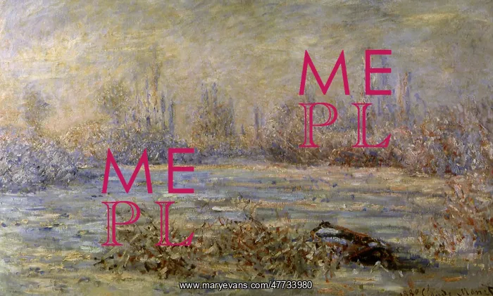  : Hoarfrost, by Monet