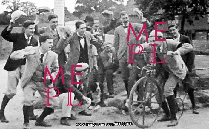  : A hobby-horse bicycle