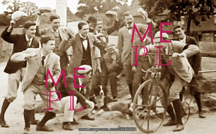  : A hobby-horse bicycle