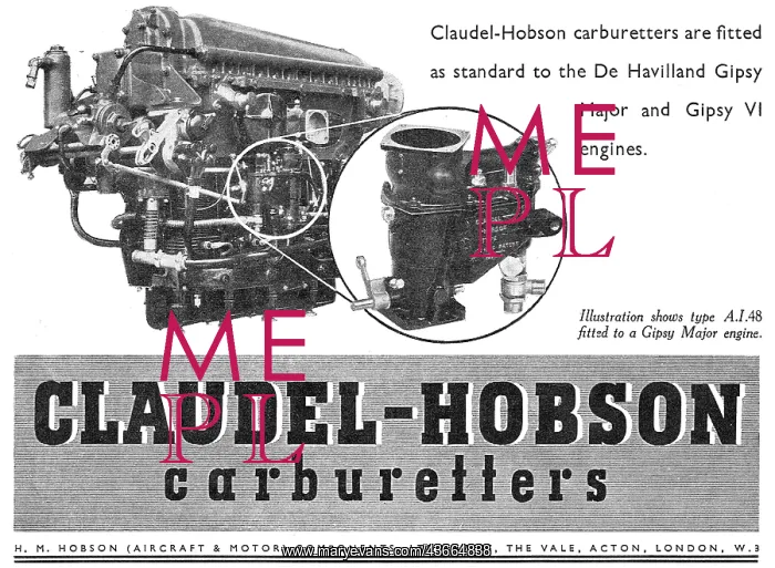 : Hobson Aero Engine Carburettors & Cockpit Controls : Hobson Aero Engine Carburettors & Cockpit Controls
