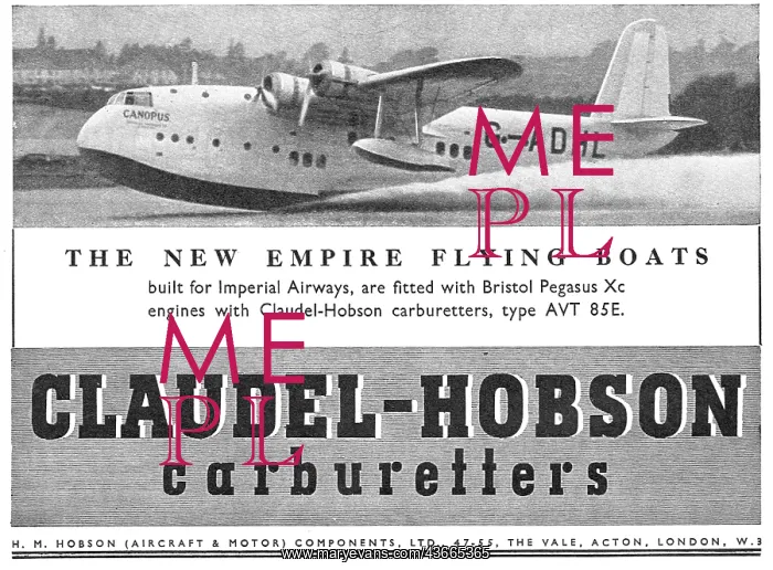 : Hobson Aero Engine Carburettors & Cockpit Controls : Hobson Aero Engine Carburettors & Cockpit Controls