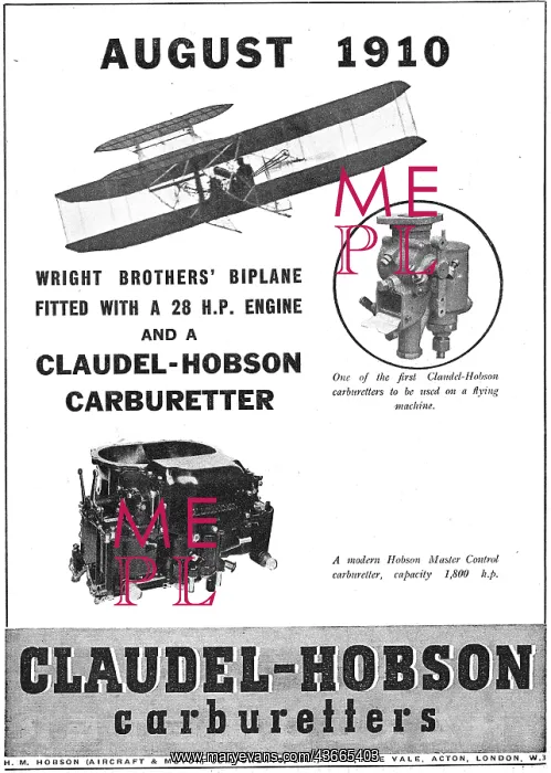 : Hobson Aero Engine Carburettors & Cockpit Controls : Hobson Aero Engine Carburettors & Cockpit Controls