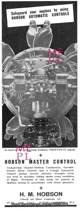 : Hobson Carburetter & Boost Controls : Hobson Carburetter & Boost Controls