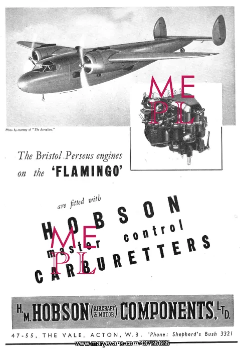 : Hobson Carburetters & Cockpit Controls : Hobson Carburetters & Cockpit Controls