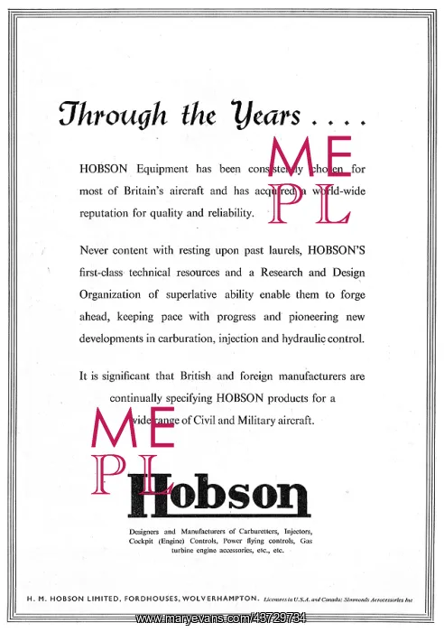 : Hobson Cockpit Engine Control Boxes & Injection Carburetters : Hobson Cockpit Engine Control Boxes & Injection Carburetters