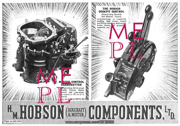 : Hobson Master Control Carburetter : Hobson Master Control Carburetter