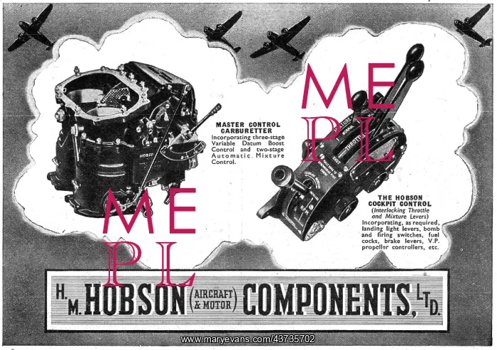 : Hobson Master Control Carburetter : Hobson Master Control Carburetter