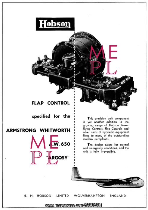 : Hobson Power Flying Controls, Fuel & Hydraulic Components : Hobson Power Flying Controls, Fuel & Hydraulic Components