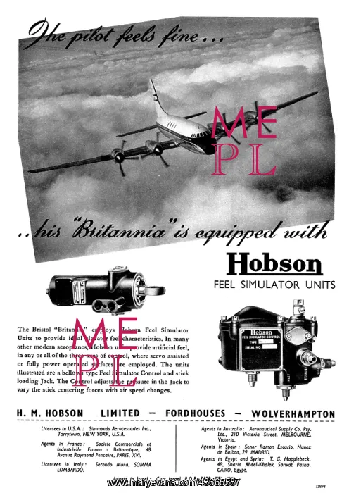 : Hobson Power Flying Controls & Hydraulic Components : Hobson Power Flying Controls & Hydraulic Components