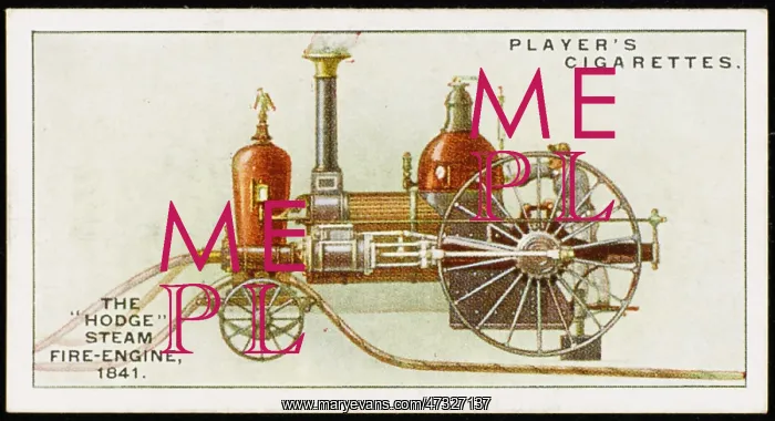 : HODGE STEAM FIRE-ENGINE : HODGE STEAM FIRE-ENGINE