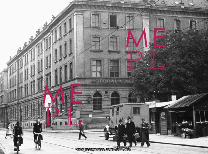 : The Hofbraeukeller in Munich : The Hofbraeukeller in Munich
