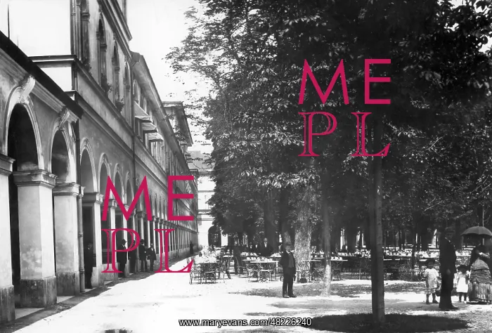 : Hofgarten in Munich around 1910 : Hofgarten in Munich around 1910