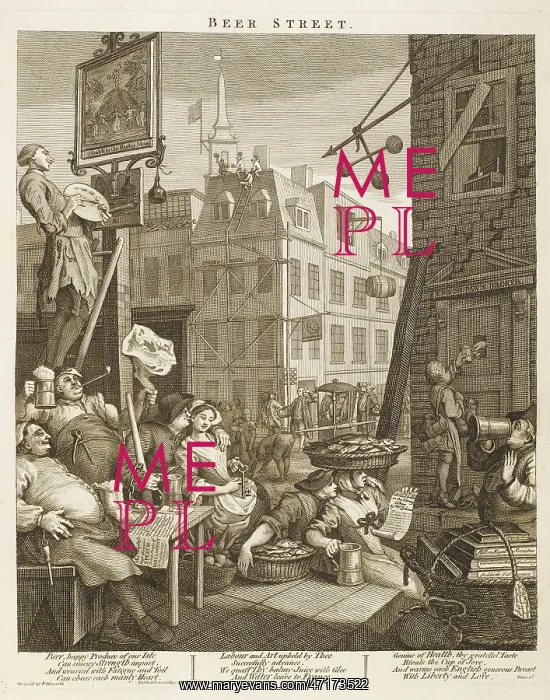 : Hogarth, Beer Street : Hogarth, Beer Street