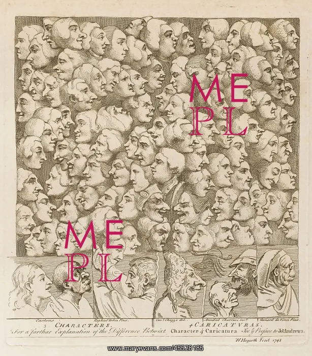 : Hogarth Faces 1807 : Hogarth Faces 1807