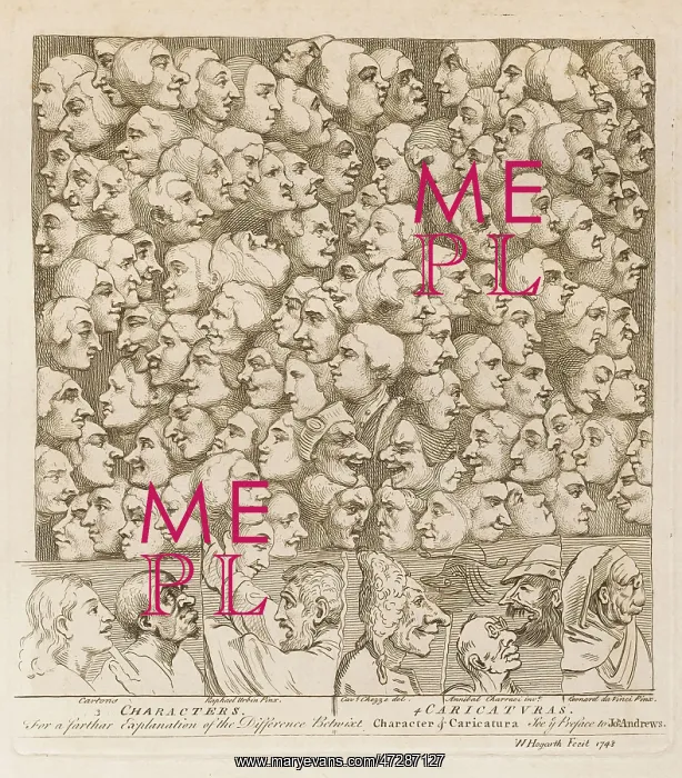 : Hogarth Faces 1807 : Hogarth Faces 1807