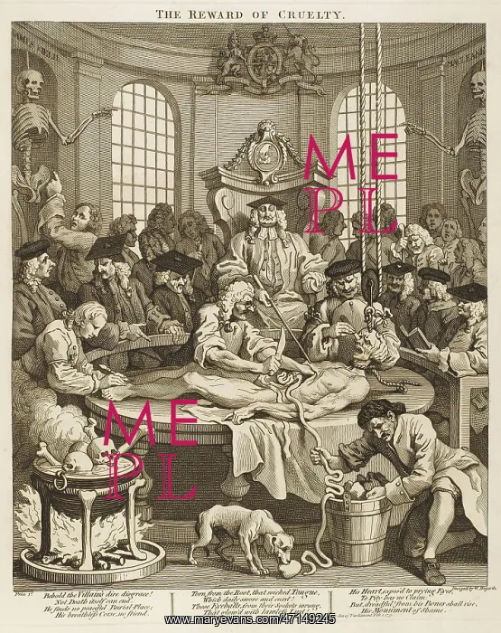: Hogarth, The Reward of Cruelty : Hogarth, The Reward of Cruelty