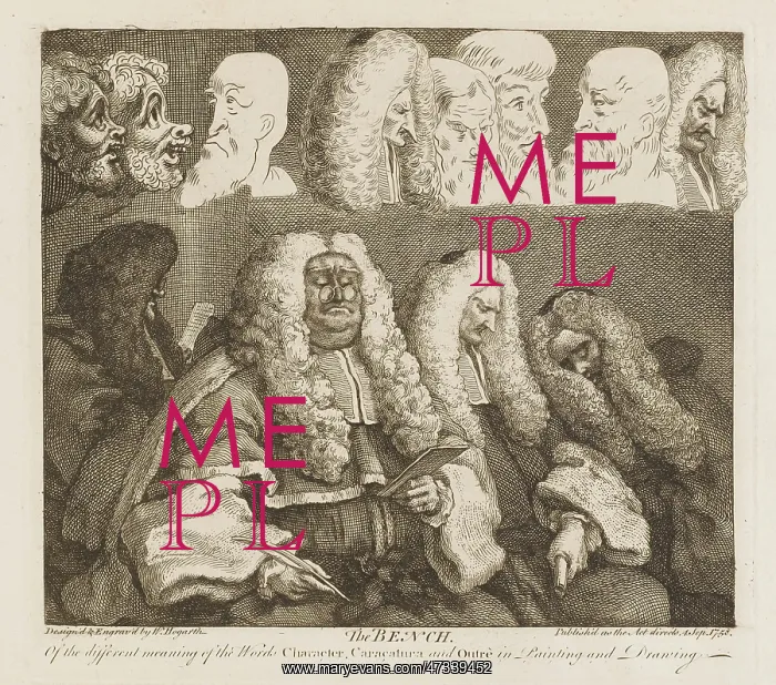: HOGARTH / 'THE BENCH : HOGARTH / 'THE BENCH