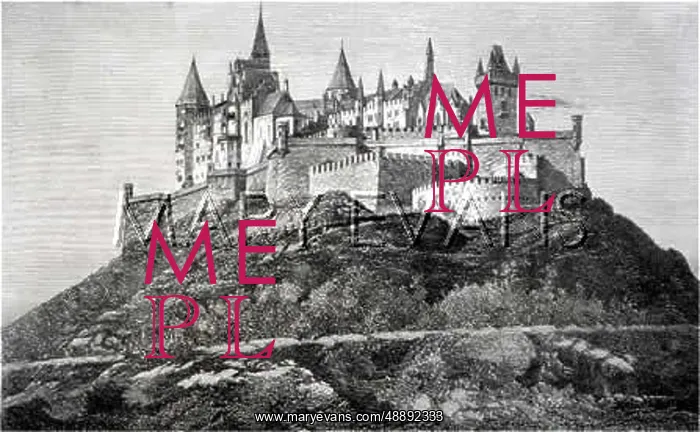 : HOHENZOLLERN CASTLE 1871 : HOHENZOLLERN CASTLE 1871