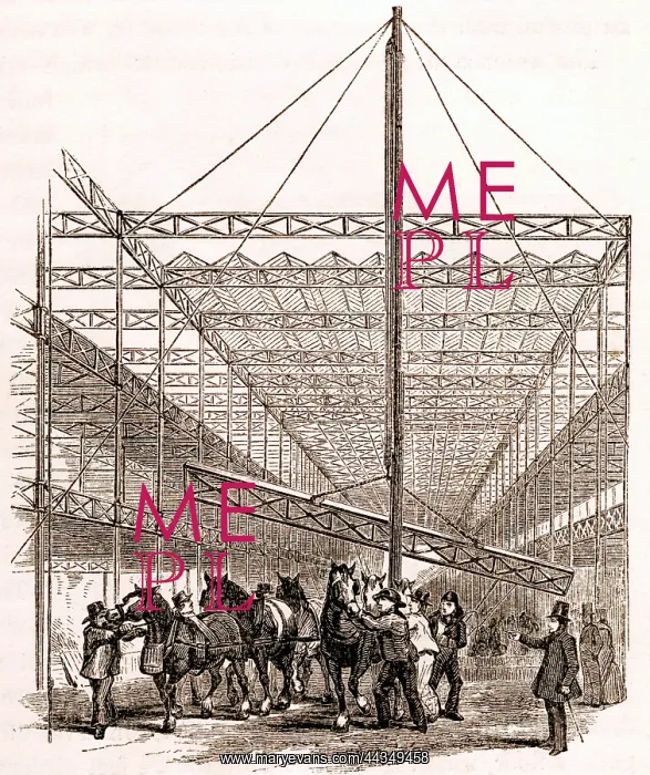  : Hoisting the 72Ft Trusses, Crystal Palace