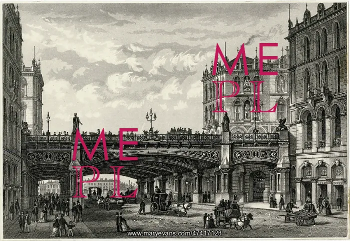 : Holborn Valley Viaduct 1869 : Holborn Valley Viaduct 1869