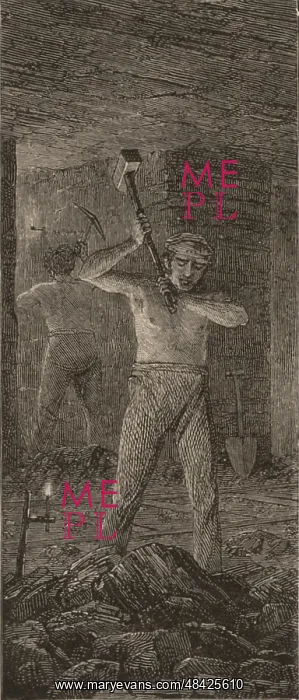 : Holers at work in a thick seam of coal 1888 : Holers at work in a thick seam of coal 1888