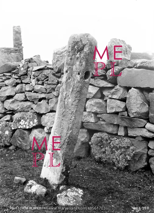 : Holestone in Women's Cemetery, Inishmurray : Holestone in Women's Cemetery, Inishmurray