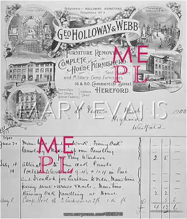 : HOLLOWAY & WEBB BILL : HOLLOWAY & WEBB BILL