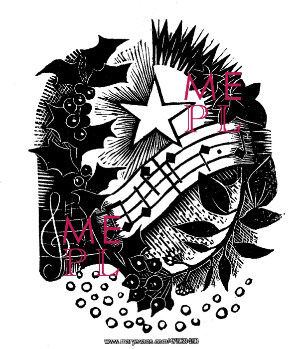 : Holly, ivy, music, and star : Holly, ivy, music, and star